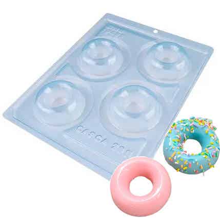Donut 6cm - BWB 3-delige chocomal