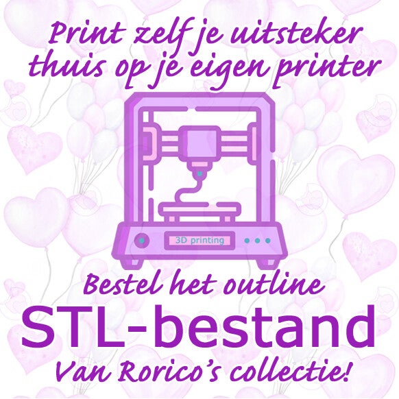 STL bestand van uitsteker uit de Rorico collectie