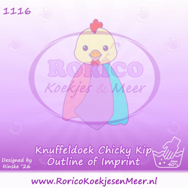 1116 - Knuffeldoekje Chicky