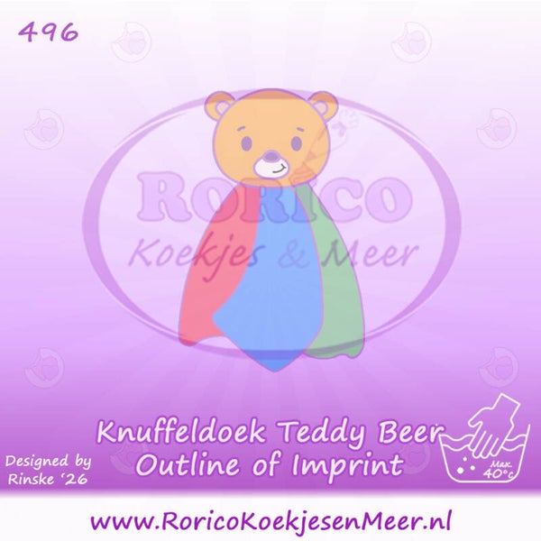 496 - Knuffeldoekje Teddy
