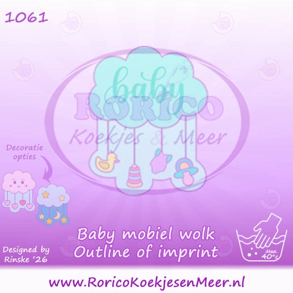 1061 - Baby Mobiel Wolk