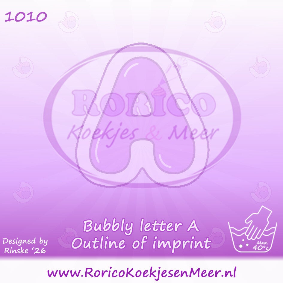 1010 - Bubbly letter A