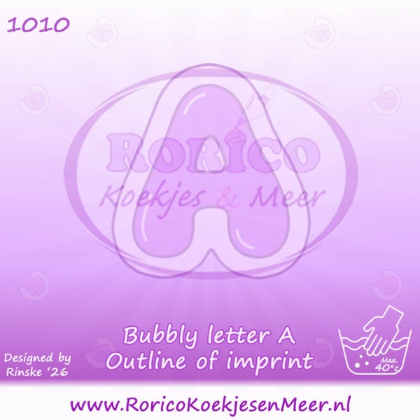 1010 - Bubbly letter A