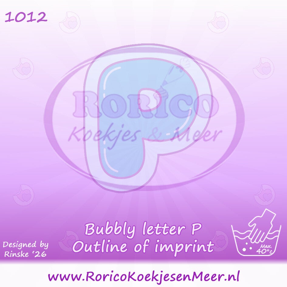 1012 - Bubbly letter P