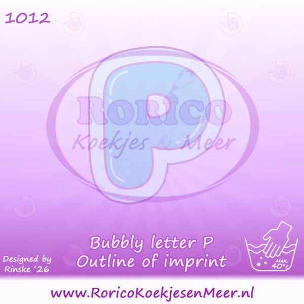 1012 - Bubbly letter P