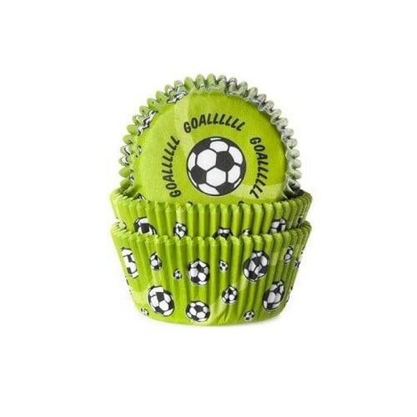 Cupcake Vormpjes HoM Goal! Groen 50x33mm 50st.