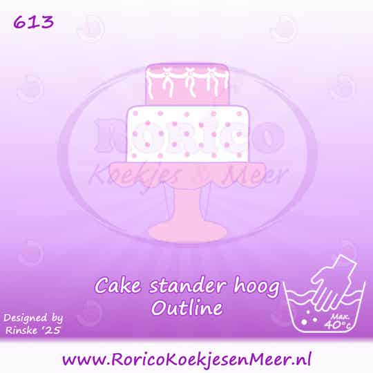 613 - Cake Stander Hoog