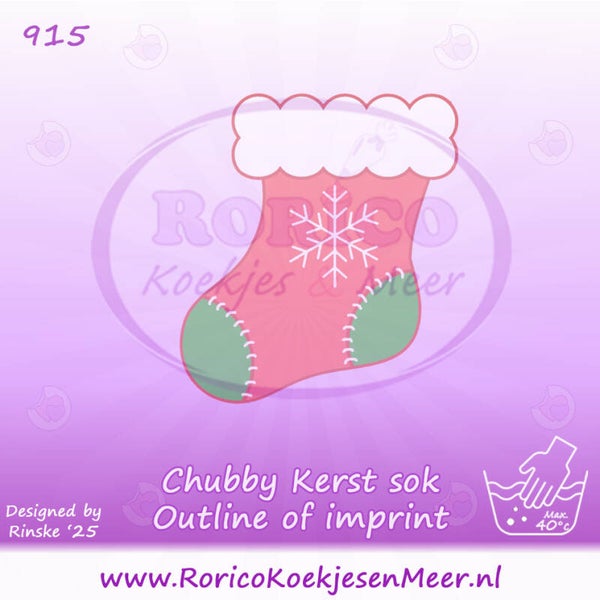 915 - Chubby Kerst Sok