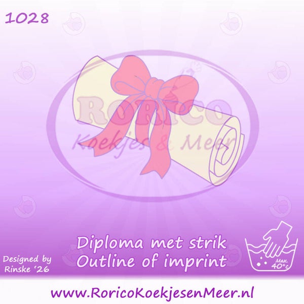 1028 - Diploma met strik