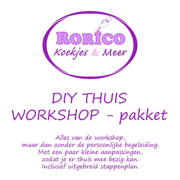 Diy THUIS WORKSHOP pakket - Koekjes DECOREREN