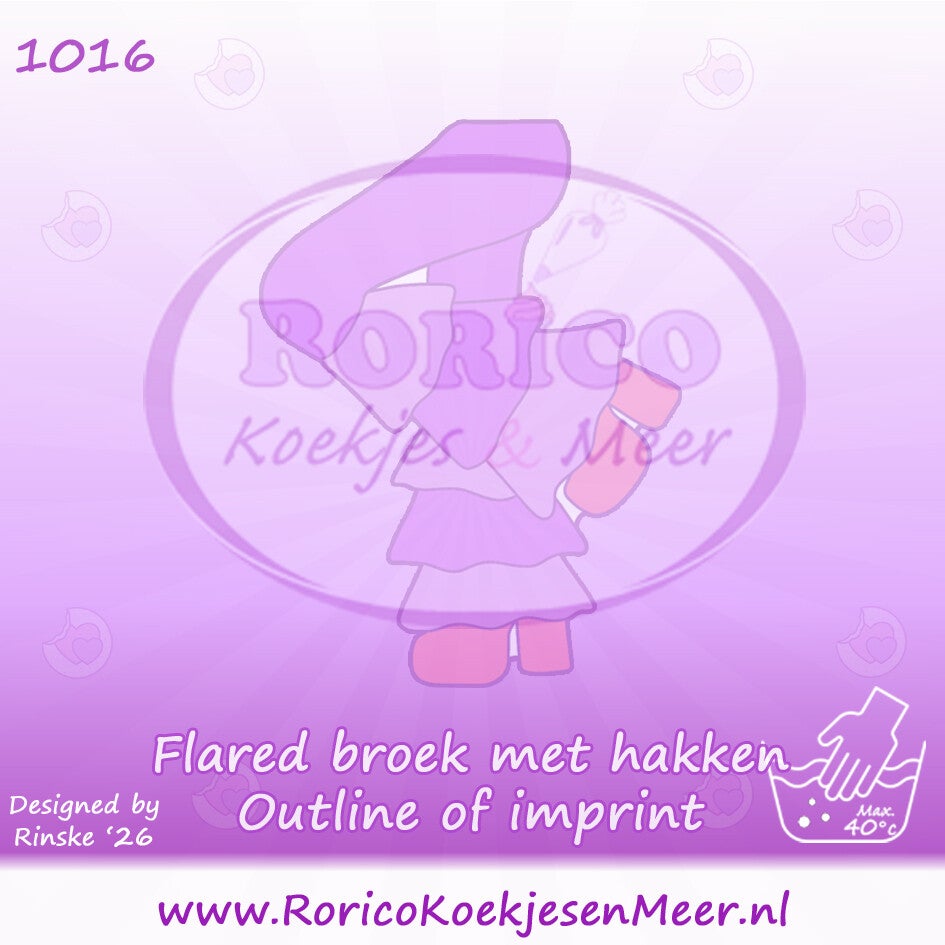 1016 - Flared broek