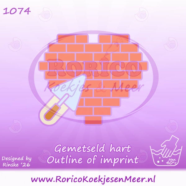 1074 - Gemetseld hart