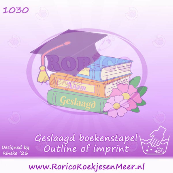 1030 - Geslaagd Boekenstapel