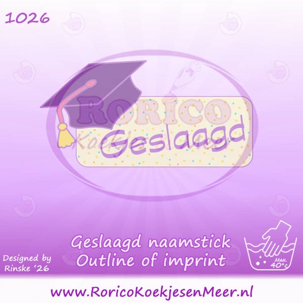1026 - Naamstick Geslaagd