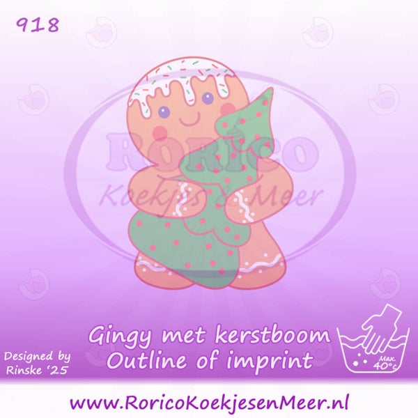 918 - Gingy met Kerstboom