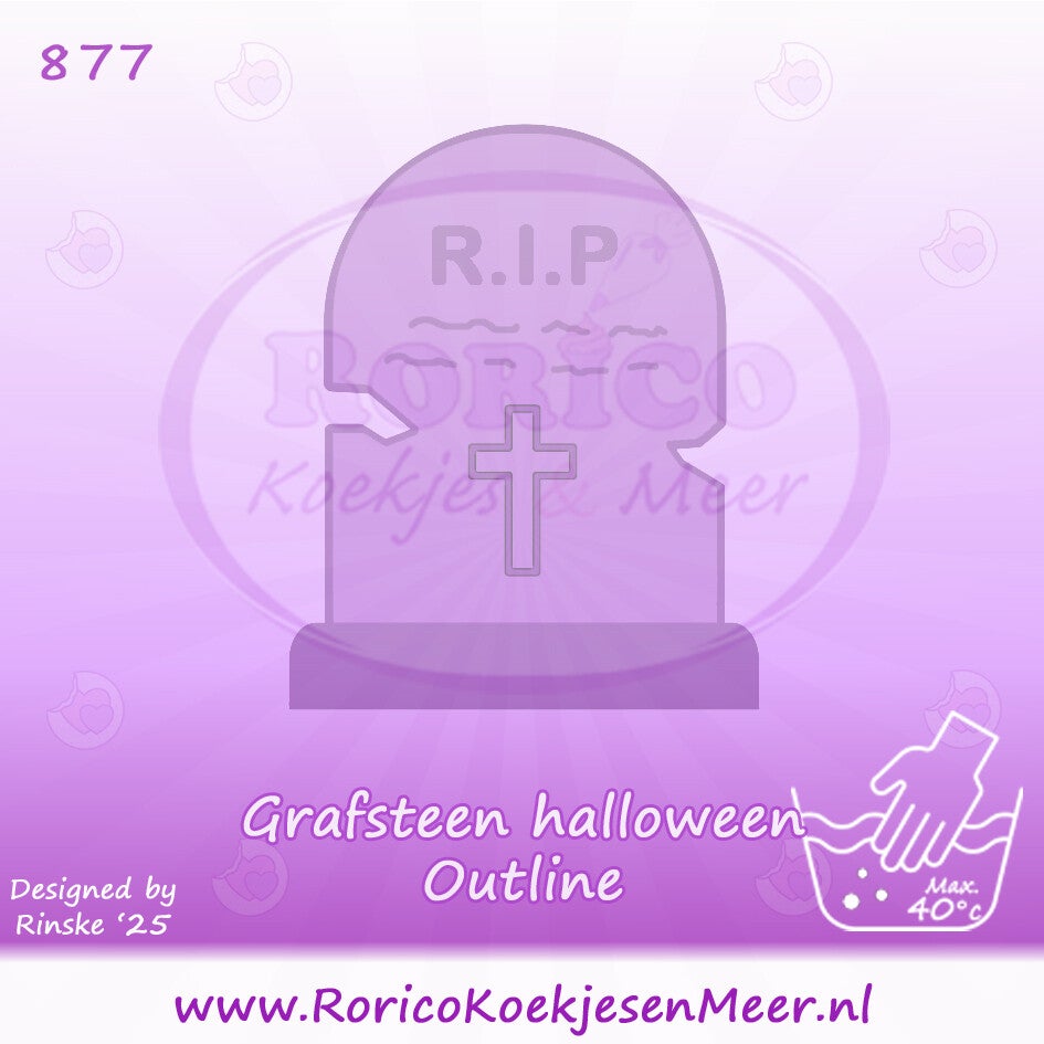 877 - Grafsteen Halloween
