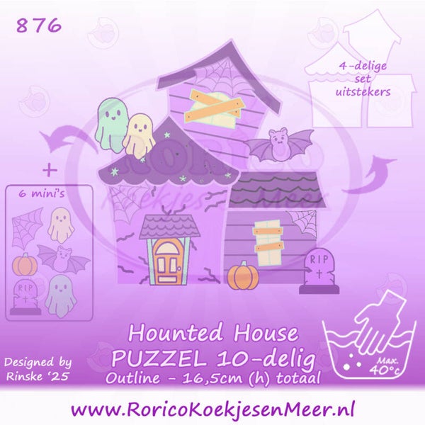 876 - Haunted House PUZZEL 10-delig