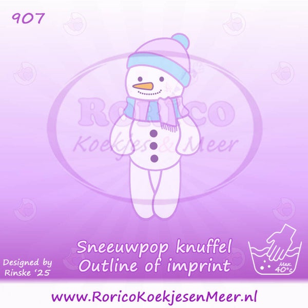 907 - Sneeuwpop Knuffel