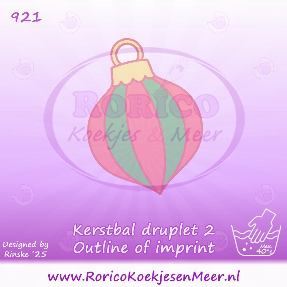 921 - Kerstbal Druplet 2