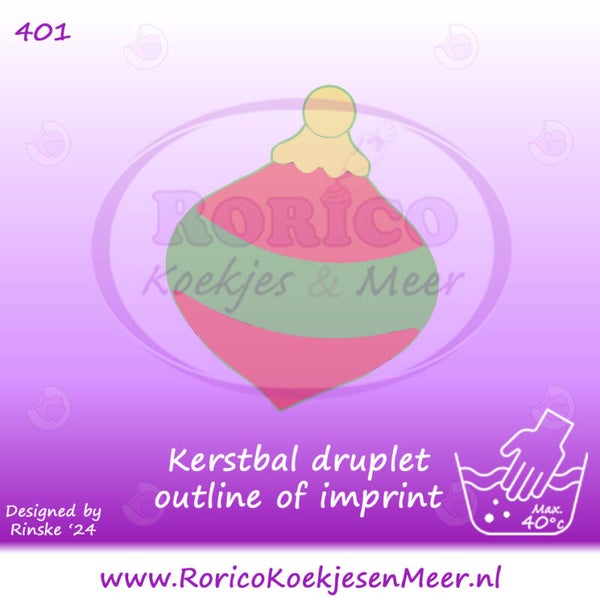 401 - Kerstbal Druplet