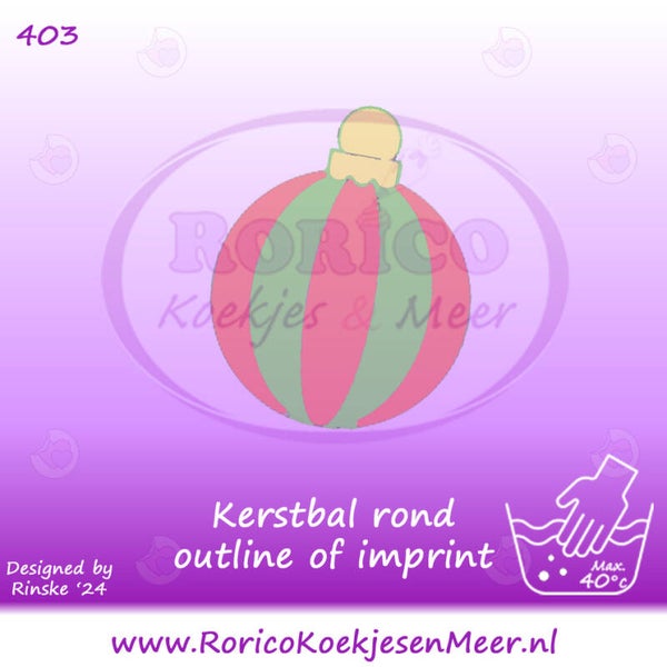 403 - Kerstbal Rond