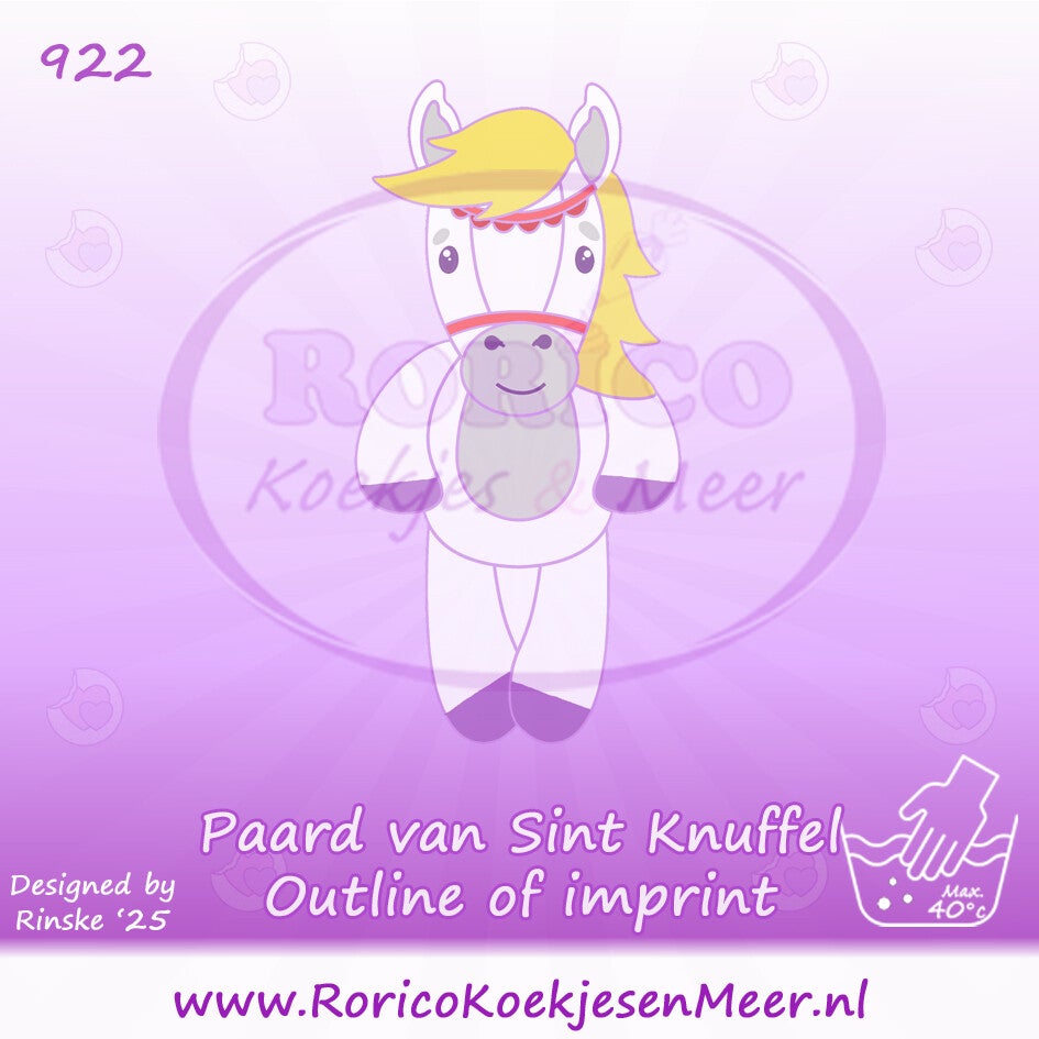 922 - Paard van Sinterklaas Knuffel