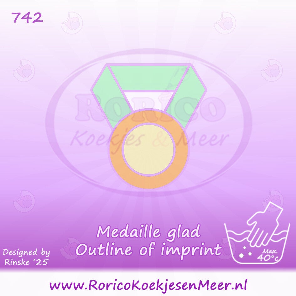 742 - Medaille glad