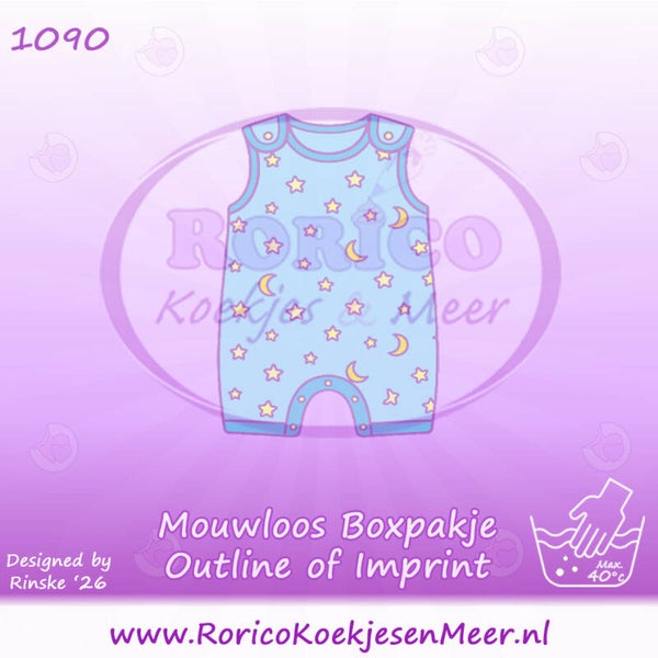 1090 - Mouwloos Boxpakje