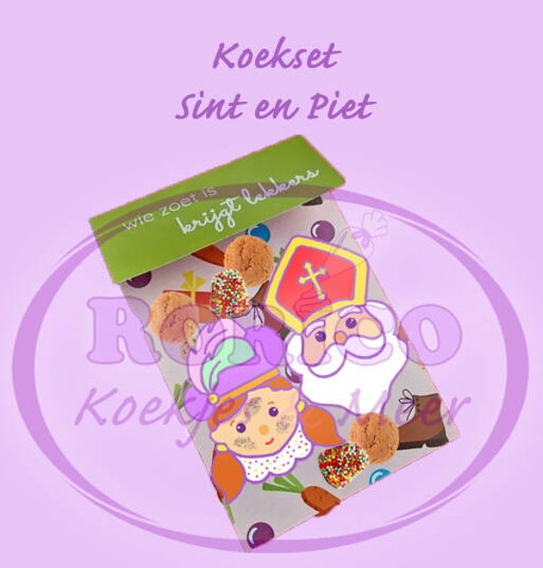 Sint en Piet - koekjes set/2