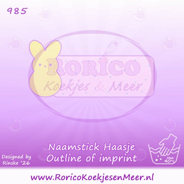 985 - Naamstick Haasje