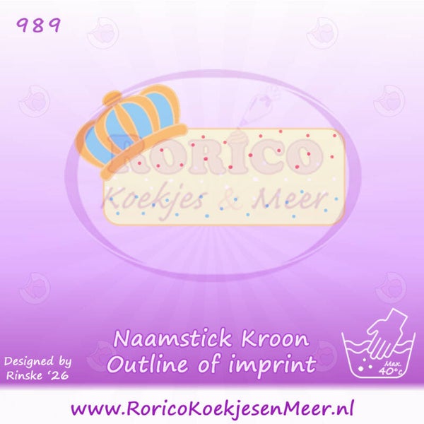 989 - Naamstick Kroon