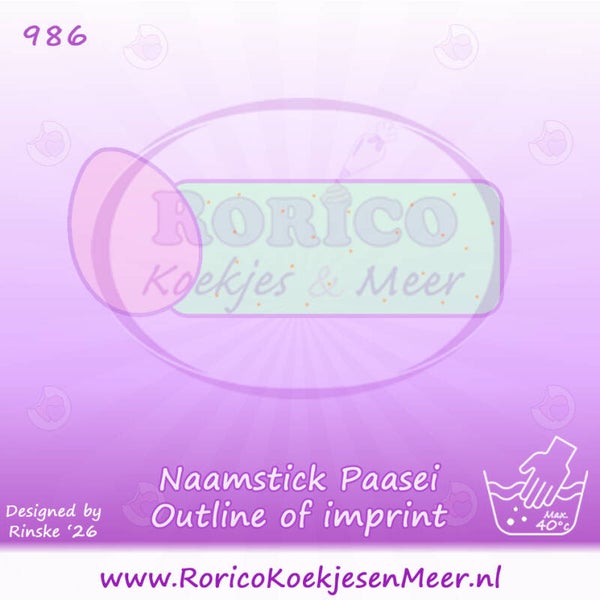 986 - Naamstick Paasei