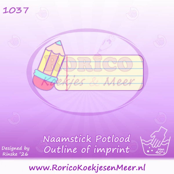1037 - Naamstick Potlood
