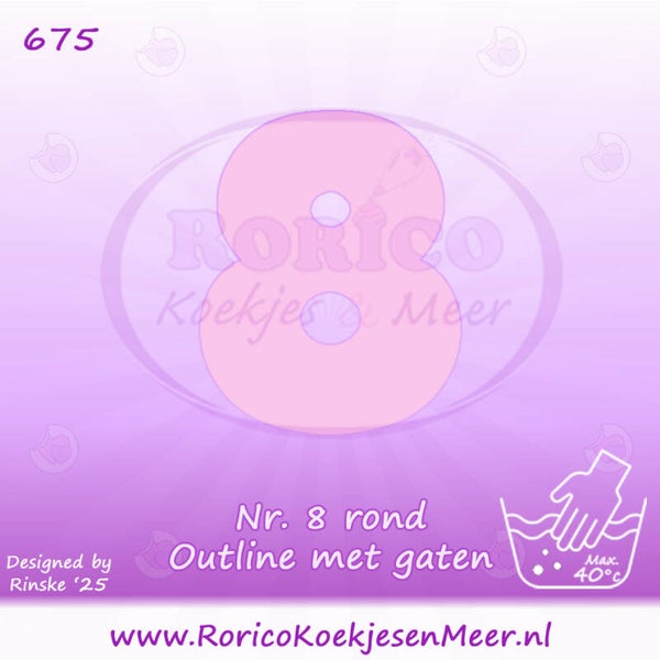675 - Cijfer 8 rond