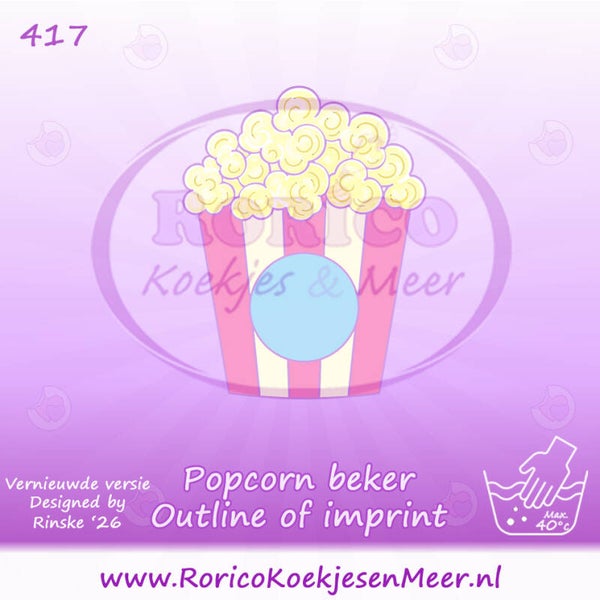 417 - Popcorn Beker