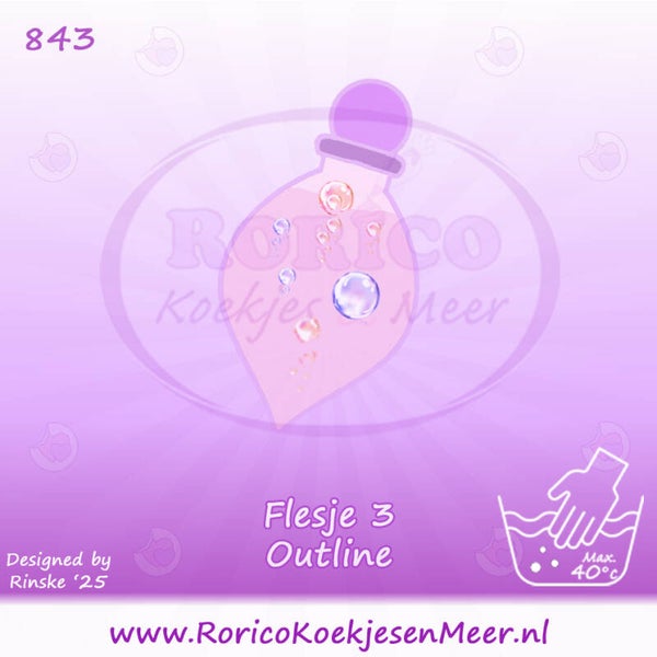 843 - Flesje 3 - parfum / potion