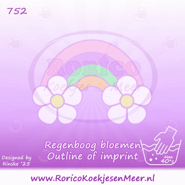 752 - Regenboog Bloemen