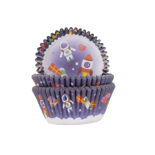 Cupcake Vormpjes HoM Ruimte 50x33mm. 50st.
