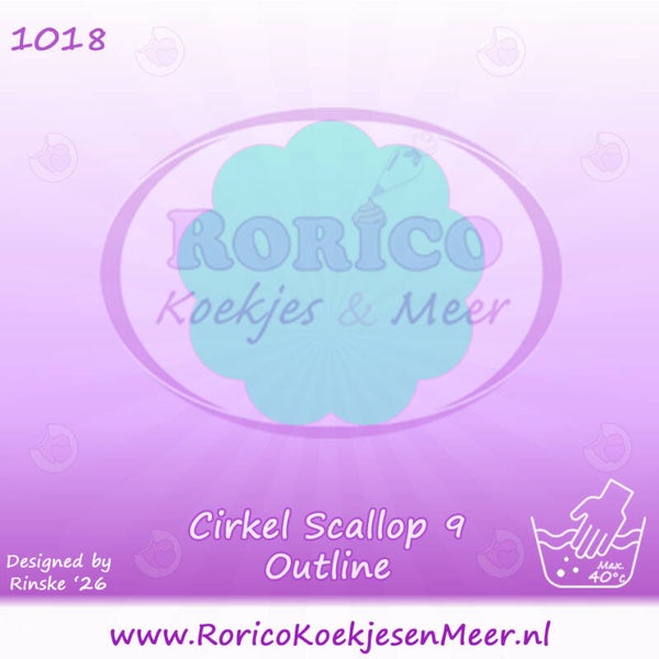 1018 - Cirkel Scallop 9