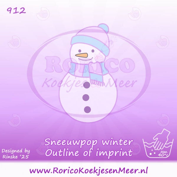 912 - Sneeuwpop winter
