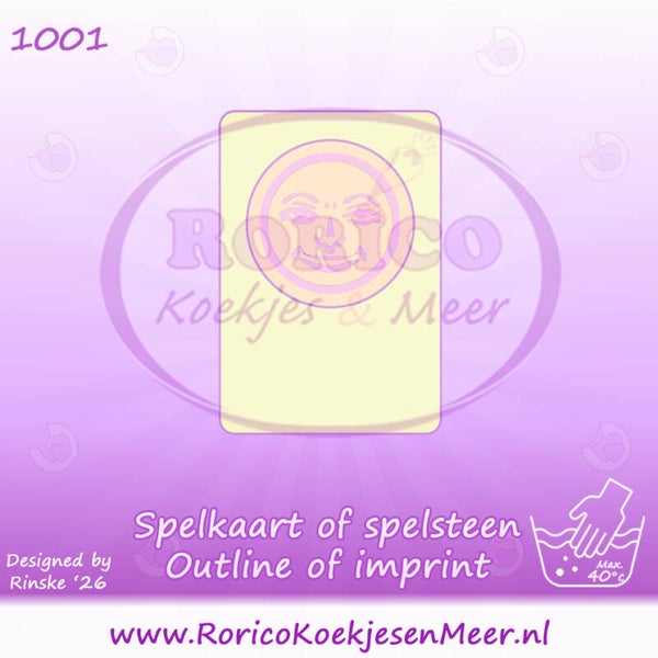 1001 - Spelkaart of speelsteen