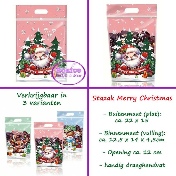 Kerstman rood - stazak groot