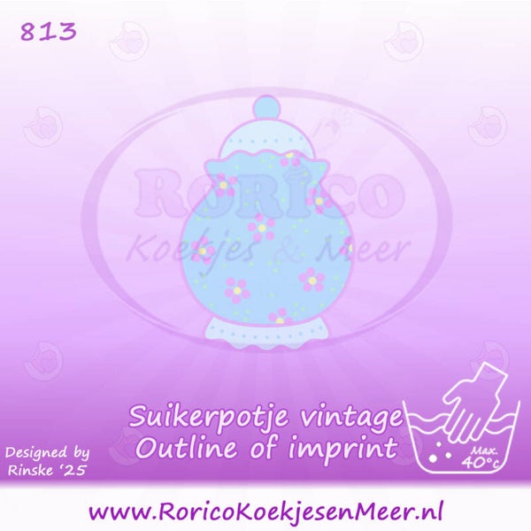 813 - Suikerpotje vintage