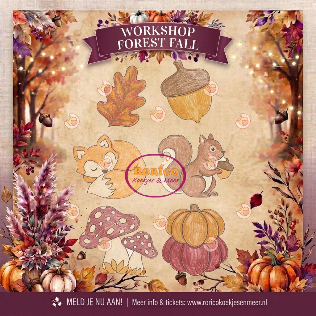 Basisworkshop koekjes decoreren - HERFST - 26 september