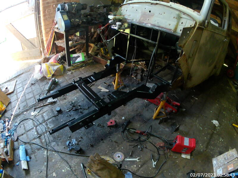 chassis for rover v8 powered ford prefect