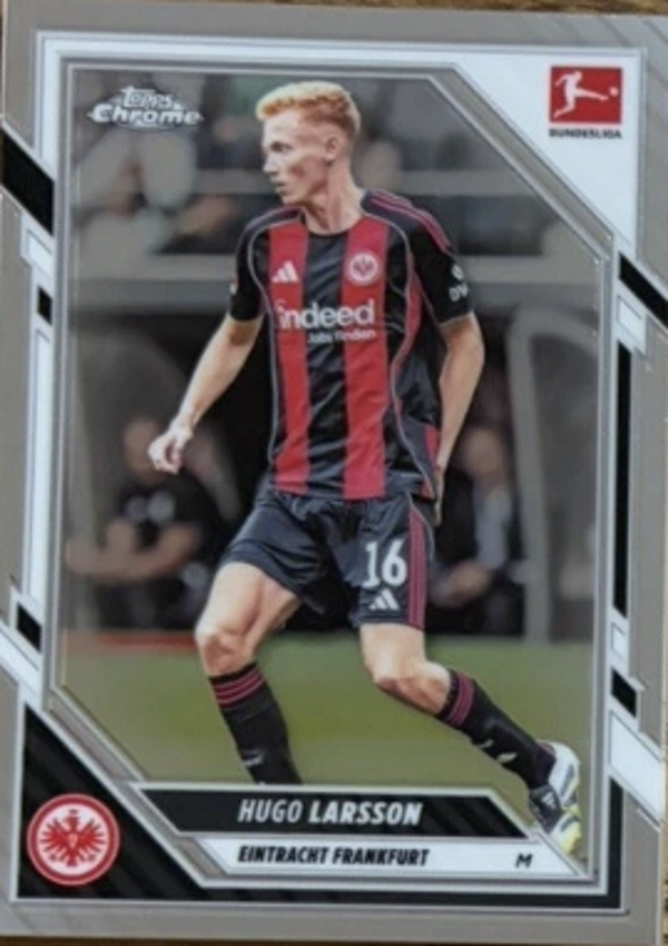 Topps Bundesliga Chrome 25/26 Hugo Larsson