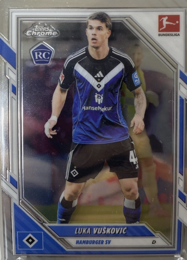 Topps Bundesliga Chrome 25/26 Luka Vuskovic RC