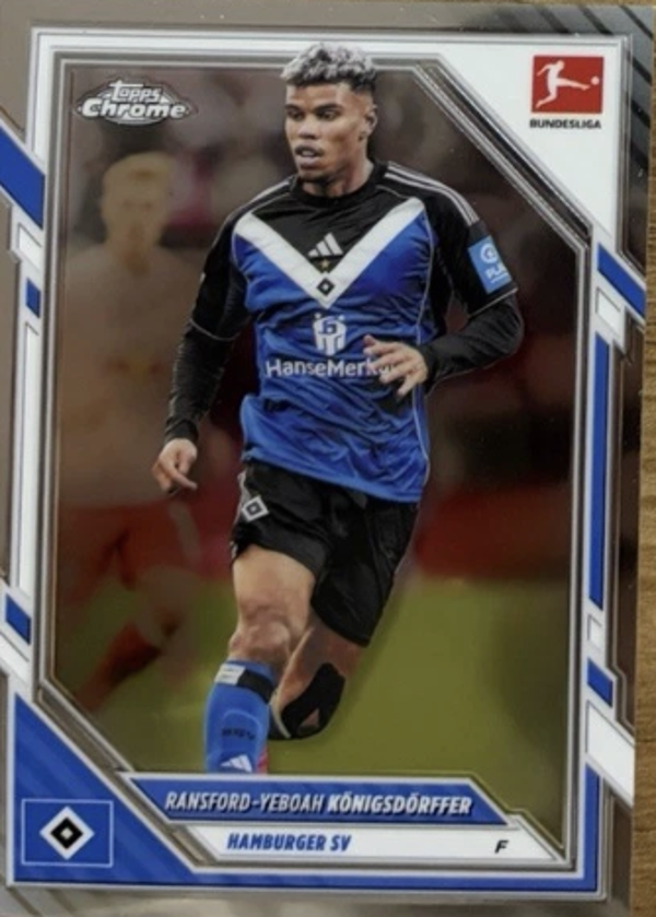 Topps Bundesliga Chrome 25/26 Ransfort Yeboah Königsdörffer