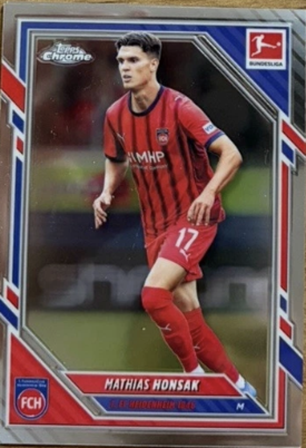 Topps Bundesliga Chrome 25/26 Mathias Honsak