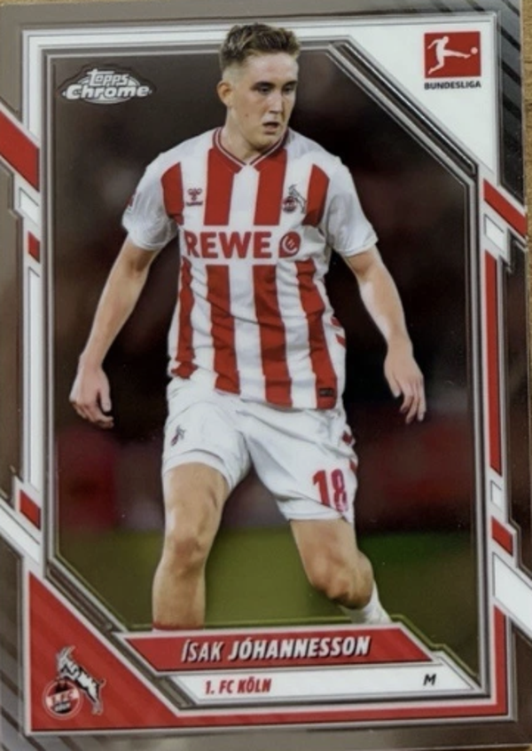 Topps Bundesliga Chrome 25/26 Isak Johannesson